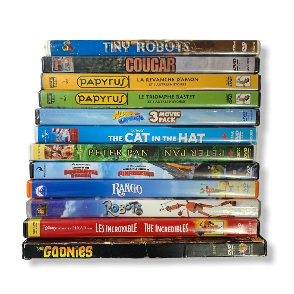 Kid's Films 12-Pack - DVD - 5 Sealed